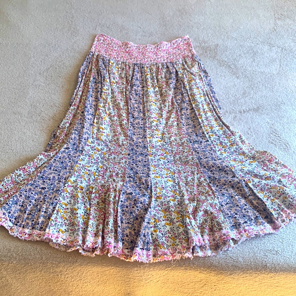 Anthropologie prairie skirt